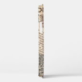 Kaffee. Abstraktes Kaffeemuster auf braunem Hinter Case-Mate iPhone Hülle (Rückseite / Rechts)