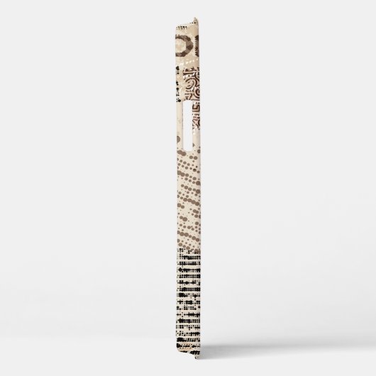 Kaffee. Abstraktes Kaffeemuster auf braunem Hinter Case-Mate iPhone Hülle (Rückseite / Rechts)