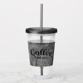 Kaffee Acryltrinkbecher (Vorderseite)