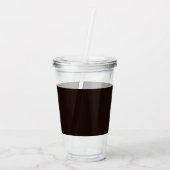 Kaffee Acryltrinkbecher (Rückseite)