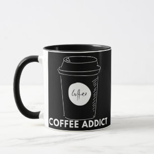 Kaffee Addict Cappuccino Espresso Latte Drinker Tasse
