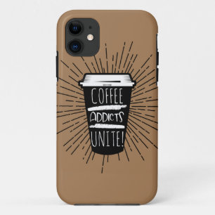 KAFFEE ADDICTS UNITE Case-Mate iPhone HÜLLE
