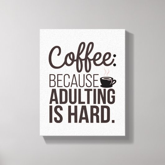 Kaffee & Adult - Die perfekte Leinwand für Sie (Vorderseite)