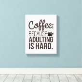 Kaffee & Adult - Die perfekte Leinwand für Sie (Insitu (Holzboden))