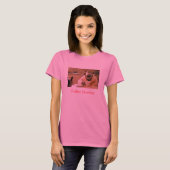 Kaffee-Affen-Shirt T-Shirt (Vorne ganz)