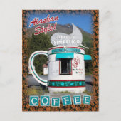 Kaffee. . . Alaskan Style! Postkarte (Vorderseite)