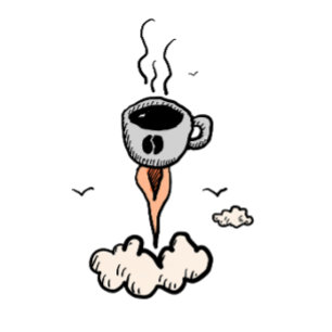 Kaffee als gepanschter Raketentreibstoff T-Shirt