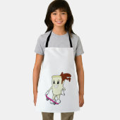 Kaffee als Skater mit Skateboard Schürze (Insitu)