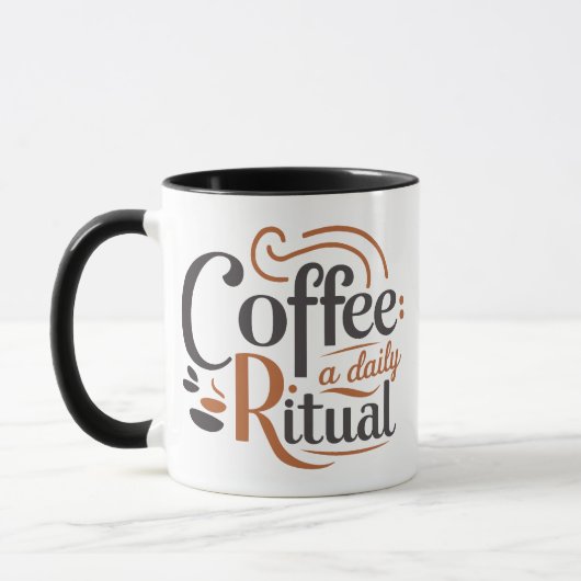 Kaffee als tägliches Ritual Tasse (Links)