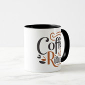 Kaffee als tägliches Ritual Tasse (VorderseiteRechts)