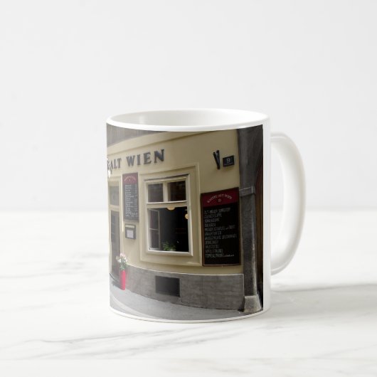 Kaffee Alt Wien, Wien Österreich Kaffeetasse (VorderseiteRechts)