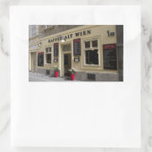 Kaffee Alt Wien, Wien, Österreich Rechteckiger Aufkleber (Tasche)