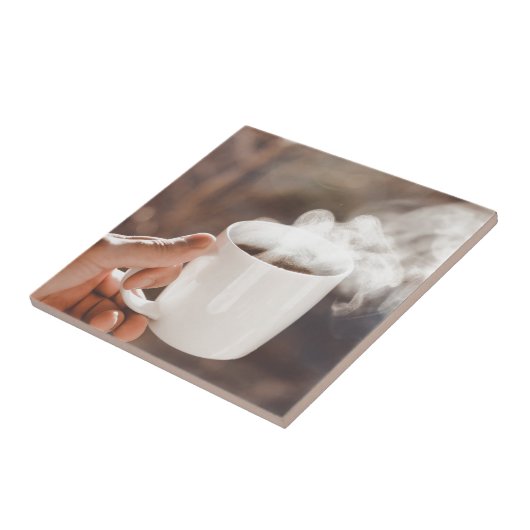 Kaffee am Morgen Fliese (Seite)