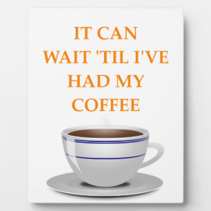 Kaffee am Morgen Fotoplatte