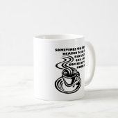 Kaffee am Morgen Funny Mug Kaffeetasse (VorderseiteRechts)