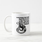 Kaffee am Morgen Funny Mug Kaffeetasse (Links)