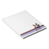 Kaffee am Morgen - Notepad Notizblock (angewinkelt)