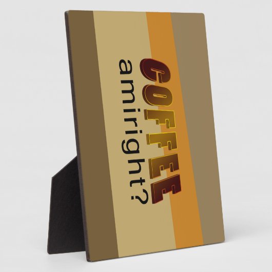 Kaffee Amiright? Fotoplatte (Seite)