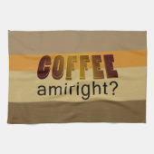 Kaffee Amiright? geschirrtuch (Horizontal)