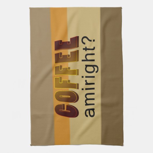 Kaffee Amiright? geschirrtuch (Vertikal)