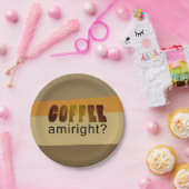 Kaffee Amiright? Pappteller (Party)