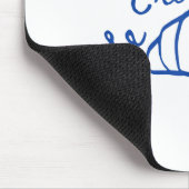 Kaffee & Amp; Croissant French Retro Graphic Vinta Mousepad (Ecke)