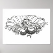 Kaffee an der Küste Poster (Vorne)