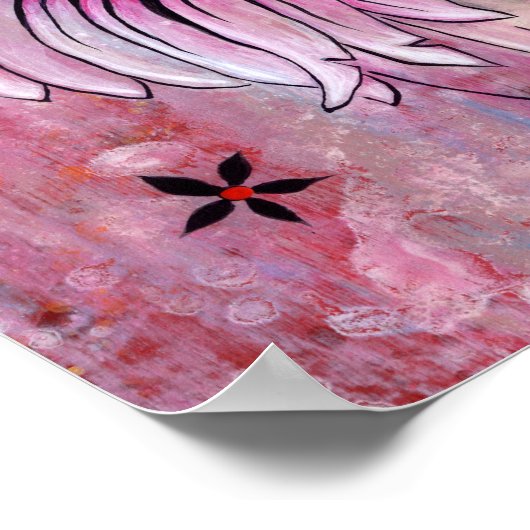 Kaffee Angel Poster (Ecke)