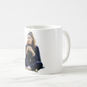 Kaffee, Anmut & Selbstvertrauen Kaffeetasse (VorderseiteRechts)