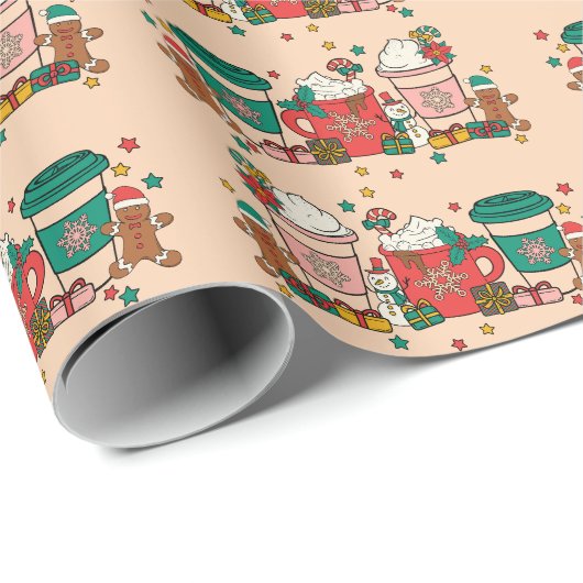 Kaffee Apricos Packpapier (Rolleneckpunkt)