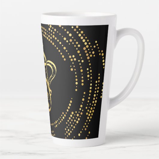 Kaffee Arabische Kalligraphie Milchtasse (Rechts)