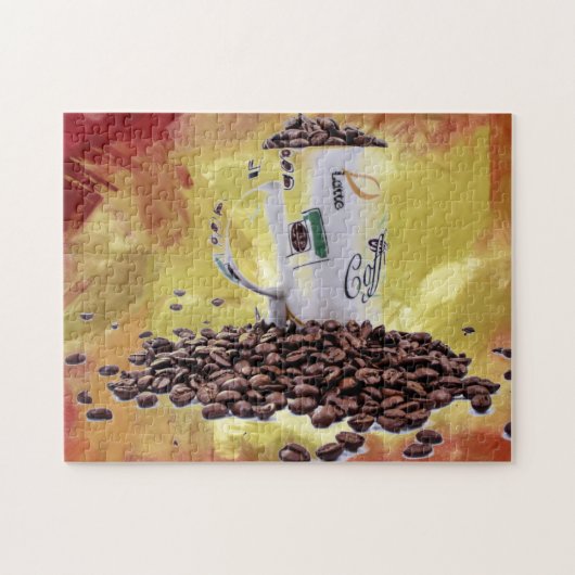 Kaffee-Aroma Puzzle (Horizontal)