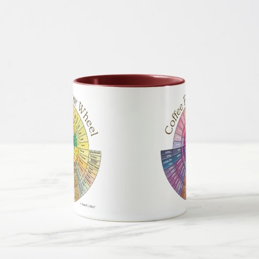 Kaffee-Aroma-Rad-Tasse Tasse (Zentrum)