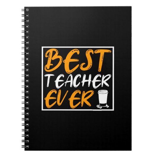 Kaffee Art Best Teacher jemals Notizblock (Vorderseite)