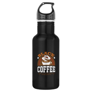 Kaffee Art Black Coffee Edelstahlflasche