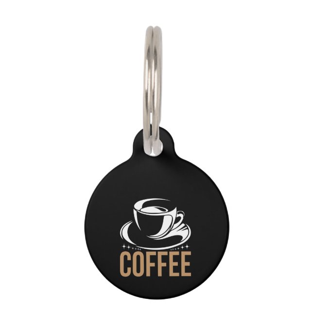 Kaffee Art Coffee Haustiermarke (Vorderseite)