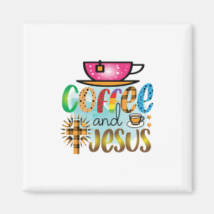 Kaffee Art Coffee und Jesus Magnet