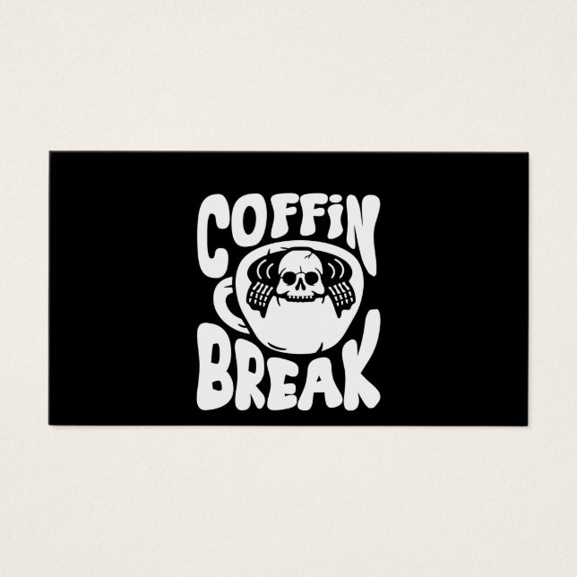 Kaffee Art Coffin Break (Vorderseite)