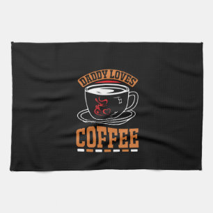 Kaffee Art Daddy Lieben Kaffee Geschirrtuch