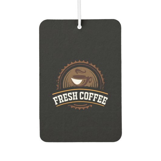 Kaffee Art Frischer Kaffee Autolufterfrischer (Vorderseite)