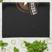 Kaffee Art Frischer Kaffee Geschirrtuch (Gefaltet)
