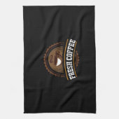 Kaffee Art Frischer Kaffee Geschirrtuch (Vertikal)