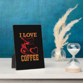 Kaffee Art I Liebe Kaffee Fotoplatte (Seite)