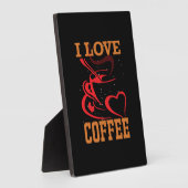 Kaffee Art I Liebe Kaffee Fotoplatte (Seite)