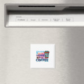Kaffee Art I Liebe Sie mehr als Kaffee Magnet (In Situ (Geschirrspüler))