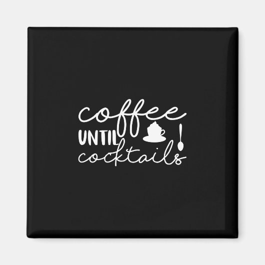 Kaffee Art Kaffee bis Cocktails Magnet (Vorne)