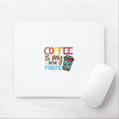 Kaffee Art Kaffee ist mein bester Freund Mousepad (Mit Mouse)