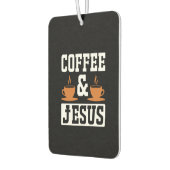 Kaffee Art Kaffee & Jesus Autolufterfrischer (Links)