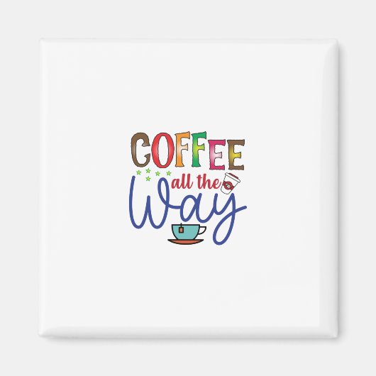 Kaffee Art Kaffee Magnet (Vorne)