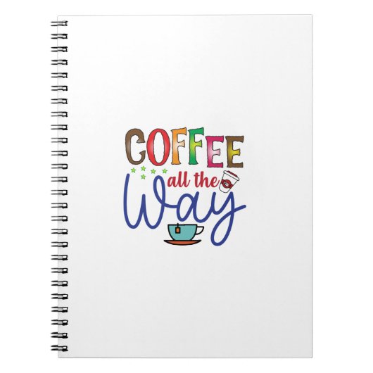 Kaffee Art Kaffee Notizblock (Vorderseite)
